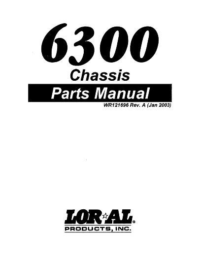 AGCO 6300 Applicator (chassis, 2003) Parts Book WR121696 English 1 AGCO 6300 Applicator (chassis, 2003) Parts Book WR121696 English