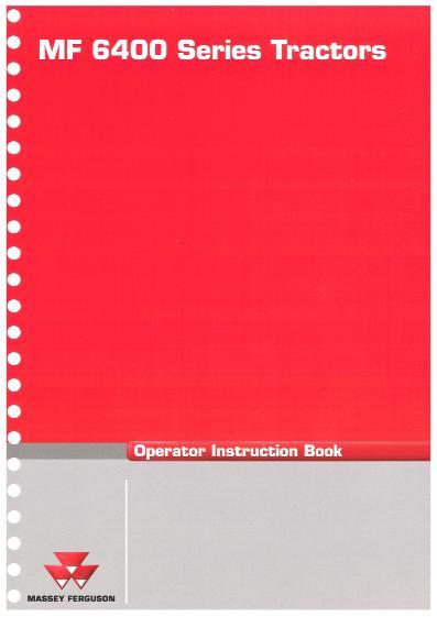 AGCO 6465 6475 6480 6480 6485 6490 6495 Tractor (tier 2) Operator Manual 3378504M4 English 1 AGCO 6465 6475 6480 6480 6485 6490 6495 Tractor (tier 2) Operator Manual 3378504M4 English