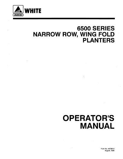 AGCO 6512 6515 Planter (narrow row, wingfold) Operator Manual 437281A English 1 AGCO 6512 6515 Planter (narrow row, wingfold) Operator Manual 437281A English