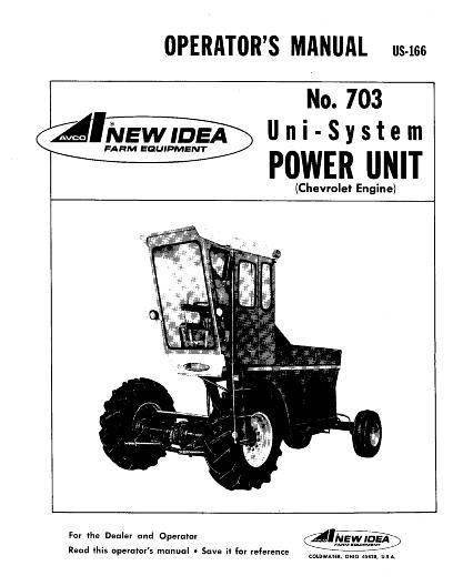 AGCO 703 Power Unit (US-142, chev engine) Operator Manual 985819 English 1 AGCO 703 Power Unit (US-142, chev engine) Operator Manual 985819 English