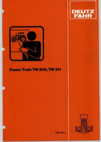 AGCO 7085 7110 Tractor (TW900 TW911 power train) Service Manual 2986374 English