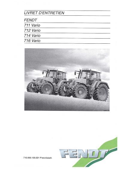 AGCO 711 712 714 716 Favorit Tractor (700 Vario) Operator Manual 72433303 French 1 AGCO 711 712 714 716 Favorit Tractor (700 Vario) Operator Manual 72433303 French