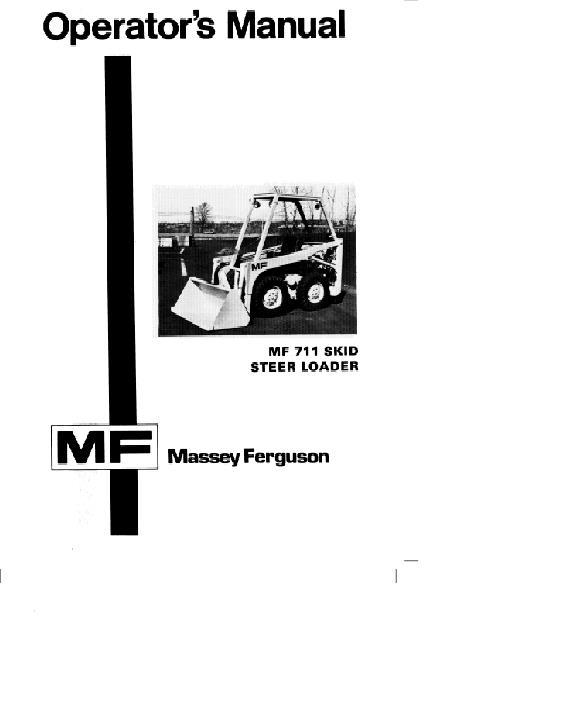 AGCO 711 Utility Wheel Loader Operator Manual 1448300M2 English 1 AGCO 711 Utility Wheel Loader Operator Manual 1448300M2 English