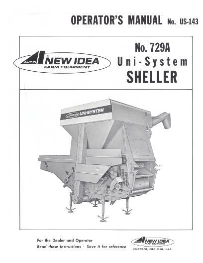 AGCO 729A Sheller (US-63-106) Operator Manual 985621 English 1 AGCO 729A Sheller (US-63-106) Operator Manual 985621 English