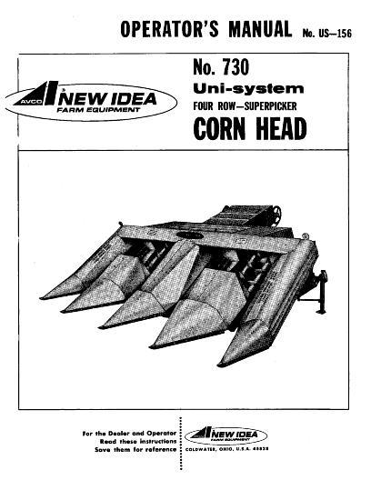 AGCO 730 Corn Head Operator Manual 985777 English 1 AGCO 730 Corn Head Operator Manual 985777 English