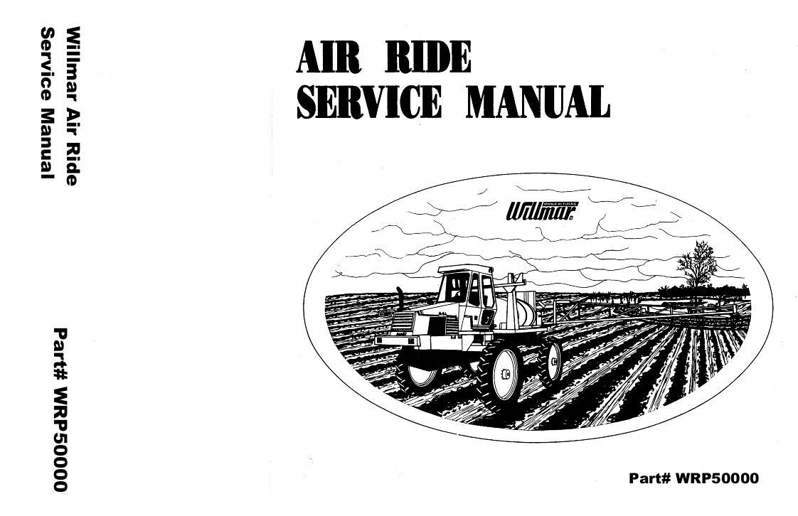 AGCO 745 750 750A 760 760HT 765 Sprayer (air ride) Service Manual WRP50000 English