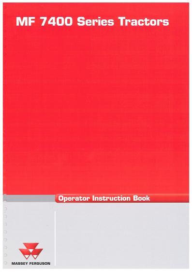AGCO 7465 7475 7480 Tractor (Dyna-Step, Perkins tier 3) Operator Manual 4315436M1 English