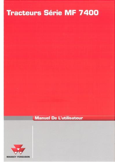 AGCO 7465 7475 7480 Tractor (tier 3, Dyna VT) Operator Manual 4315628M1 French 1 AGCO 7465 7475 7480 Tractor (tier 3, Dyna VT) Operator Manual 4315628M1 French
