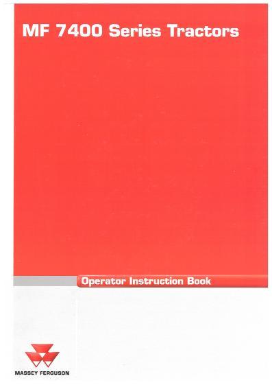 AGCO 7485 7490 7495 Tractor (Dyna-Step, Sisu tier 3) Operator Manual 4315592M1 French 1 AGCO 7485 7490 7495 Tractor (Dyna-Step, Sisu tier 3) Operator Manual 4315592M1 French