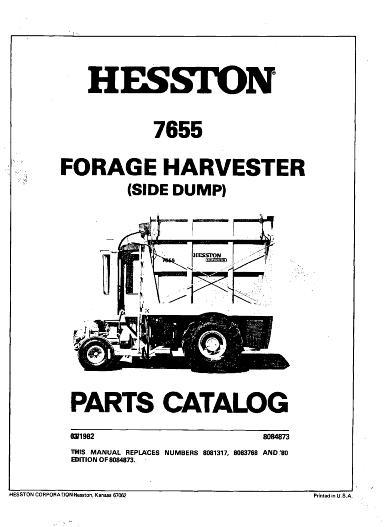AGCO 7655 7655 Field Queen (side dump, FQSD 800 854) Parts Book 8084873 English 1 AGCO 7655 7655 Field Queen (side dump, FQSD 800 854) Parts Book 8084873 English