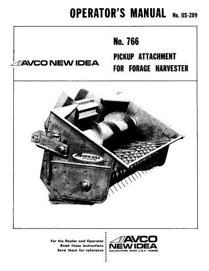 AGCO 766 Uni Harvester (pickup attachment, US-302 -) Operator Manual 986174 English 1 AGCO 766 Uni Harvester (pickup attachment, US-302 -) Operator Manual 986174 English