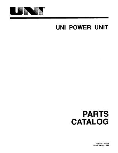 AGCO 800C 802C 803C Uni Power Unit Parts Book 988002 English 1 AGCO 800C 802C 803C Uni Power Unit Parts Book 988002 English