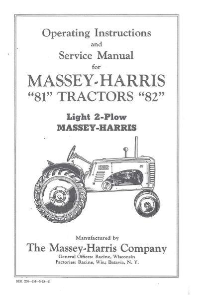 AGCO 81 82 Tractor Operator Manual SER206 English 1 AGCO 81 82 Tractor Operator Manual SER206 English