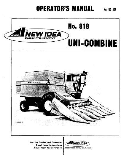 AGCO 818 Combine Platform Operator Manual 986028 English 1 AGCO 818 Combine Platform Operator Manual 986028 English