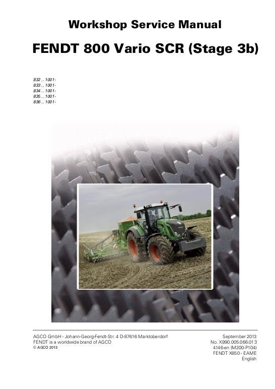 AGCO 819 822 824 826 828 (com 3b, less No Am schematics) Service Manual 72608834 English
