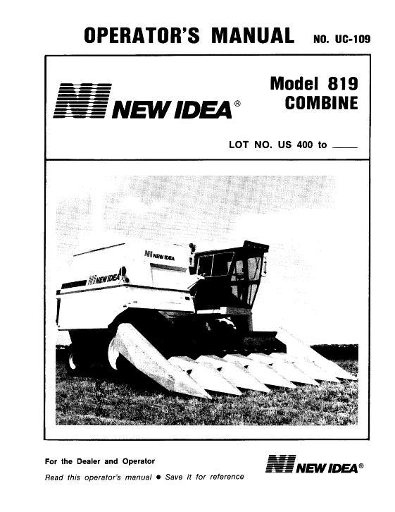 AGCO 819 Combine Platform Operator Manual 986677 English 1 AGCO 819 Combine Platform Operator Manual 986677 English