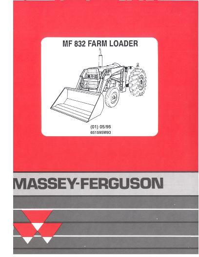 AGCO 832 Loader Parts Book 651595M93 English 1 AGCO 832 Loader Parts Book 651595M93 English