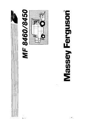 AGCO 8450 8460 Combine (lube supplement) Operator Manual 1449623M3 English