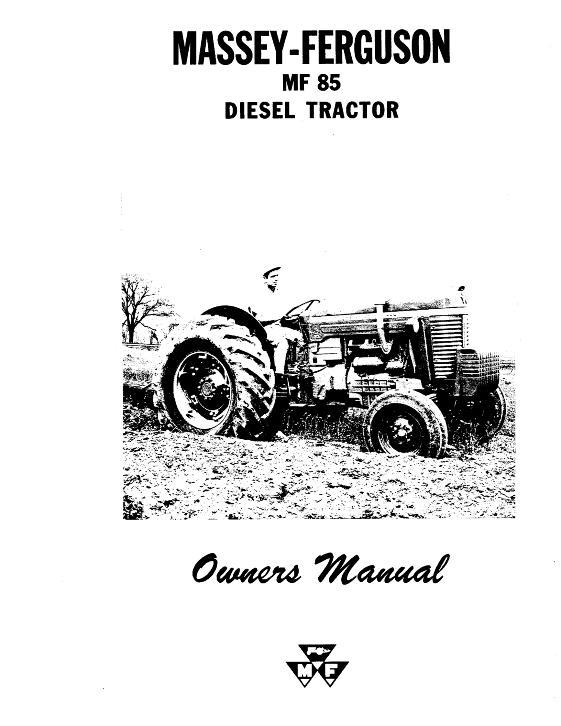 AGCO 85 Tractor (diesel) Operator Manual 690438M2 English 1 AGCO 85 Tractor (diesel) Operator Manual 690438M2 English
