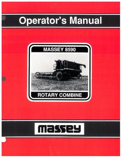 AGCO 8590 Combine Operator Manual 1449181M1 English 1 AGCO 8590 Combine Operator Manual 1449181M1 English