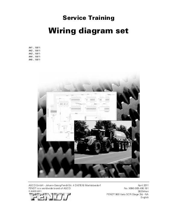 AGCO 924 927 930 933 936 Tractor (com 3b, No Am schematics) Service Manual 72604457 English