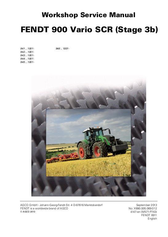 AGCO 924 927 930 933 936 (com 3b, less No Am schematics) Service Manual 72608841 English