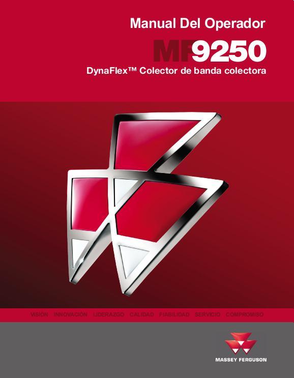 AGCO 9250 DynaFlex Draper Header Operator Manual 700735830D Spanish 1 AGCO 9250 DynaFlex Draper Header Operator Manual 700735830D Spanish