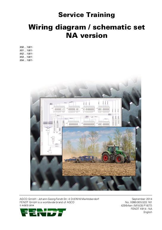 AGCO 927 930 933 936 Tractor (S4, tier 4, No Am schematics) Service Manual 72614890 English