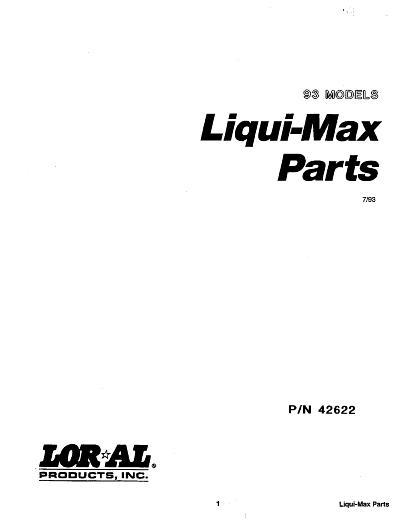 AGCO 93 Liqui-Max Applicator Parts Book L042622 English