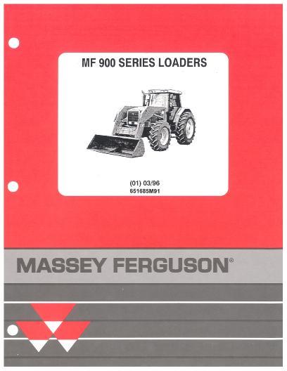 AGCO 932 938 948 956 Loader Parts Book 651685M91 English