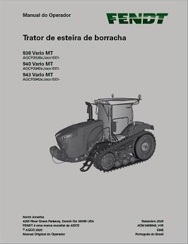 AGCO 938 Vario MT 940 Vario MT 943 Vario MT Tractor (tier 3) Operator Manual ACW3468940 Portuguese 1 AGCO 938 Vario MT 940 Vario MT 943 Vario MT Tractor (tier 3) Operator Manual ACW3468940 Portuguese
