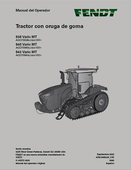 AGCO 938 Vario MT 940 Vario MT 943 Vario MT Tractor (tier 3) Operator Manual ACW3469220 Spanish 1 AGCO 938 Vario MT 940 Vario MT 943 Vario MT Tractor (tier 3) Operator Manual ACW3469220 Spanish