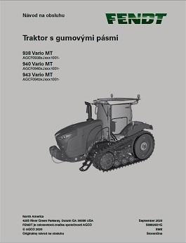 AGCO 938 Vario MT 940 Vario MT 943 Vario MT Tractor (tier 4) Operator Manual 589620D1G Slovakian 1 AGCO 938 Vario MT 940 Vario MT 943 Vario MT Tractor (tier 4) Operator Manual 589620D1G Slovakian