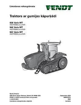 AGCO 938 Vario MT 940 Vario MT 943 Vario MT Tractor (tier 4) Operator Manual 589624D1G Latvian 1 AGCO 938 Vario MT 940 Vario MT 943 Vario MT Tractor (tier 4) Operator Manual 589624D1G Latvian