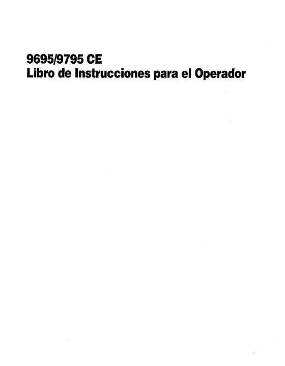 AGCO 9695 9795 Combine (CE) Operator Manual 700732229A Spanish 1 AGCO 9695 9795 Combine (CE) Operator Manual 700732229A Spanish