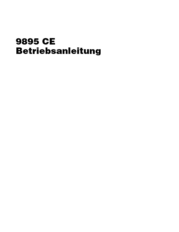 AGCO 9895 Combine (CE) Operator Manual 700732130B German 1 AGCO 9895 Combine (CE) Operator Manual 700732130B German