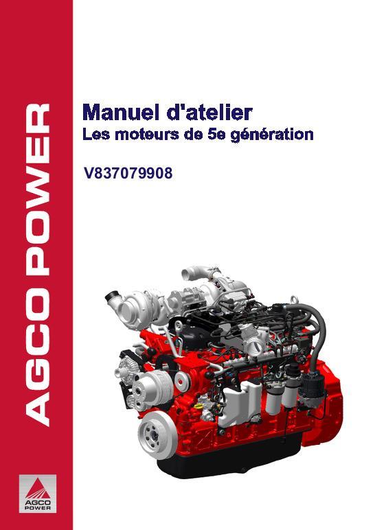 AGCO AGCO Power Sisu 5th Generation AWF Engine (does not include 168) Service Manual V837079908 French