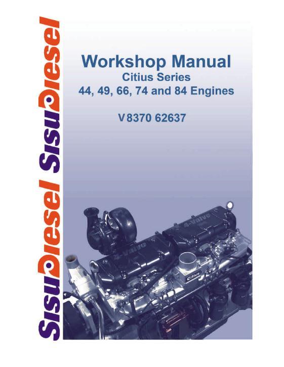 AGCO AGCO Power Sisu Citius Engine (tier 3) Service Manual V837062637 English