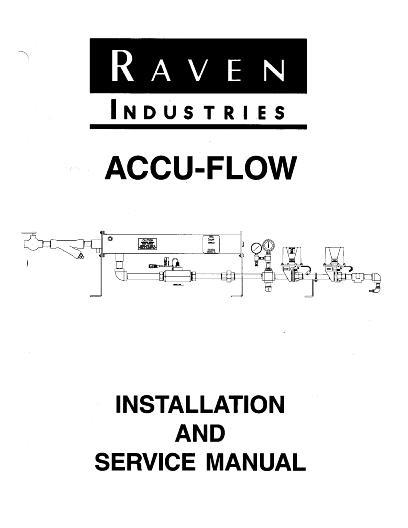 AGCO Accu-Flow Raven (monitor) Service Manual AG713212 English