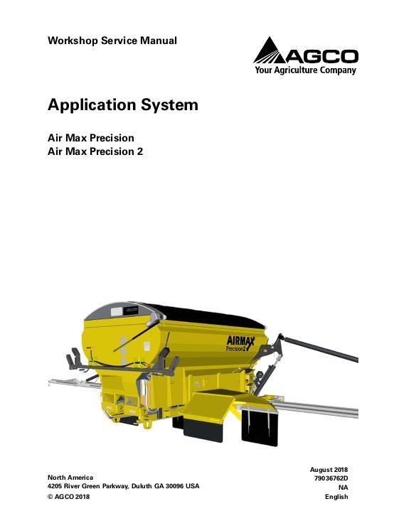 AGCO AirMax Precision Precision 2 (system) (packet) Service Manual 79036762D English