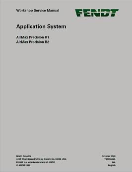 AGCO AirMax Precision R1 Precision R2 (packet) Service Manual 79037603A English