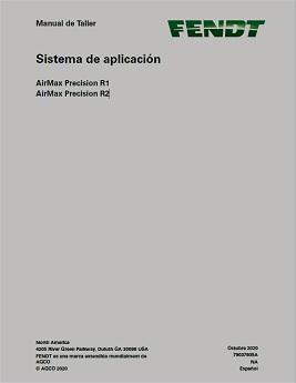 AGCO AirMax Precision R1 Precision R2 (packet) Service Manual 79037605A Spanish
