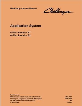 AGCO AirMax Precision R1 Precision R2 (system) (packet) Service Manual 79037382B English