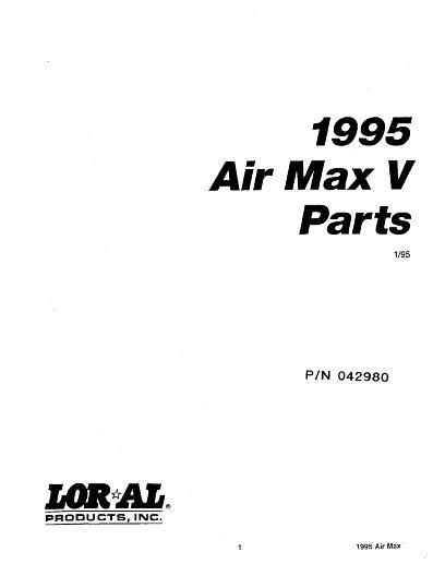 AGCO AirMax V System (1995) Parts Book L042980 English