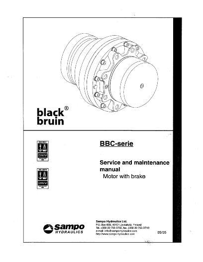AGCO BBC Series Black Bruin Hydraulic Motor (with brake, section) Service Manual AG727269 English