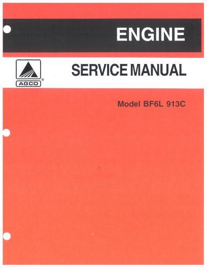 AGCO BF6L 913C Engine (air cooled) Service Manual 79019277 English