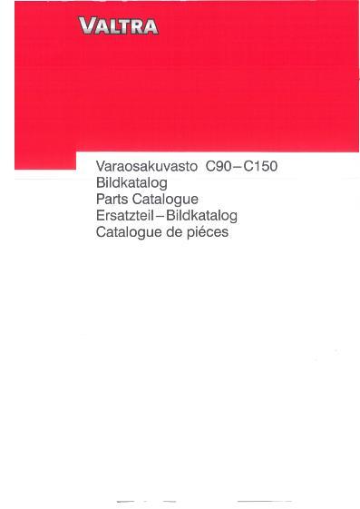 AGCO C90 to C150 Tractor (picture book) Parts Book V39570571 English