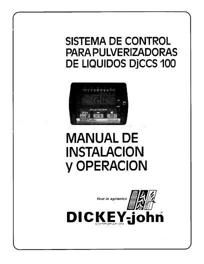 AGCO CCS100 Control System Operator Manual AG521516 Spanish 1 AGCO CCS100 Control System Operator Manual AG521516 Spanish