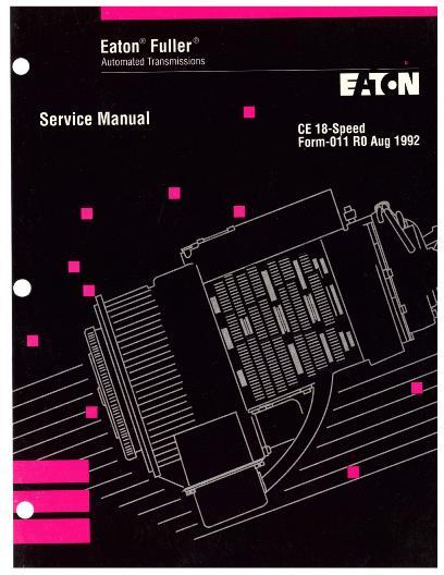 AGCO CE Eaton Fuller (18 spd transmission) Service Manual AG054186 English