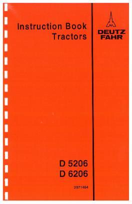 AGCO D5206 D6206 Tractor Operator Manual 2971464 Multiple 1 AGCO D5206 D6206 Tractor Operator Manual 2971464 Multiple